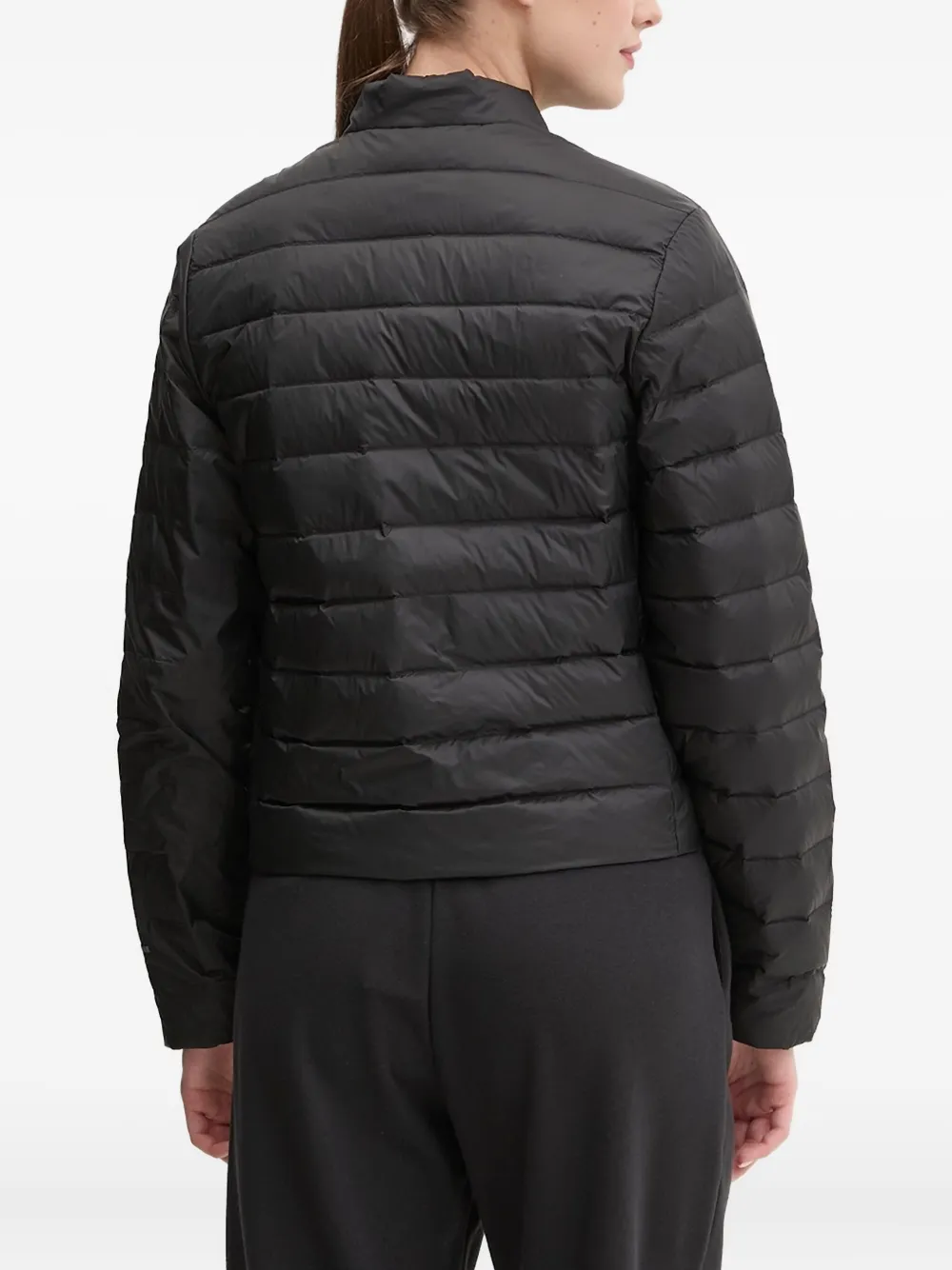 adidas padded logo jacket Zwart