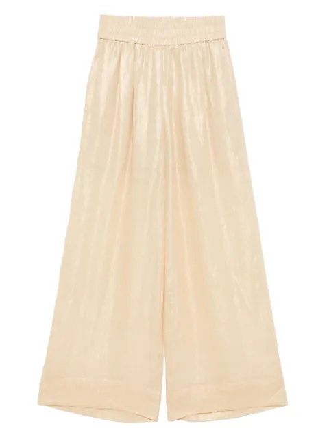 Peserico lurex wide-leg trousers 