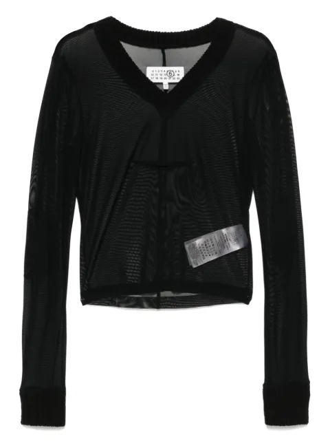 MM6 Maison Margiela mesh top