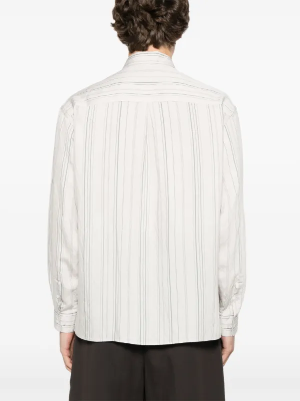 Emporio Armani Striped Shirt | White | FARFETCH