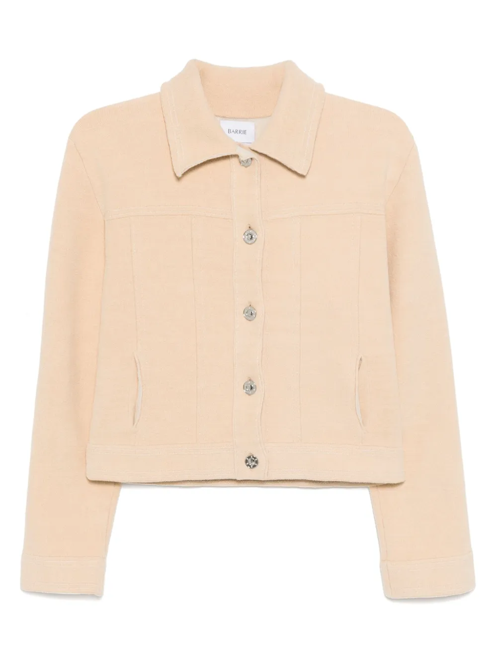Barrie Suede-effect jacket | Neutrals | Image 1