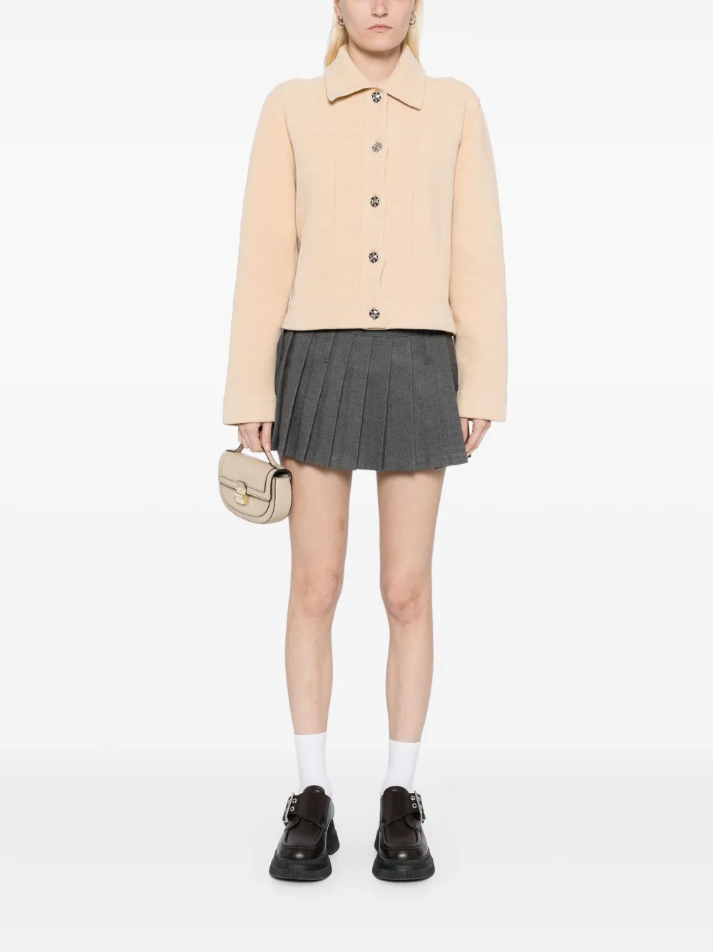 Barrie Suede-effect jacket | Leather Jackets | Image 2