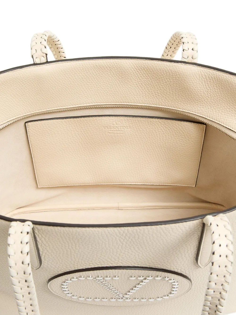 Valentino Nellcote Tote Bag In Neutral