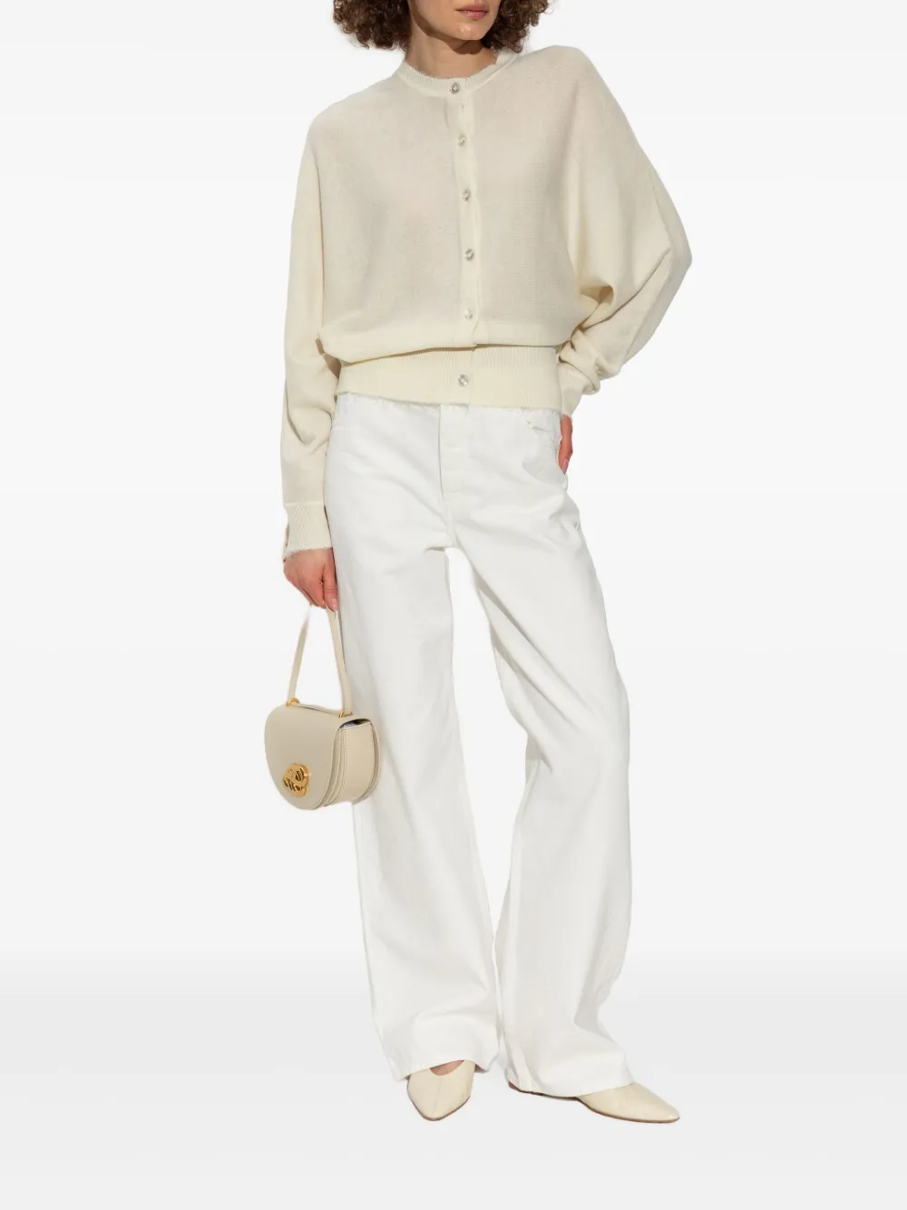 Shop By Malene Birger Button-down Cardigan In 白色