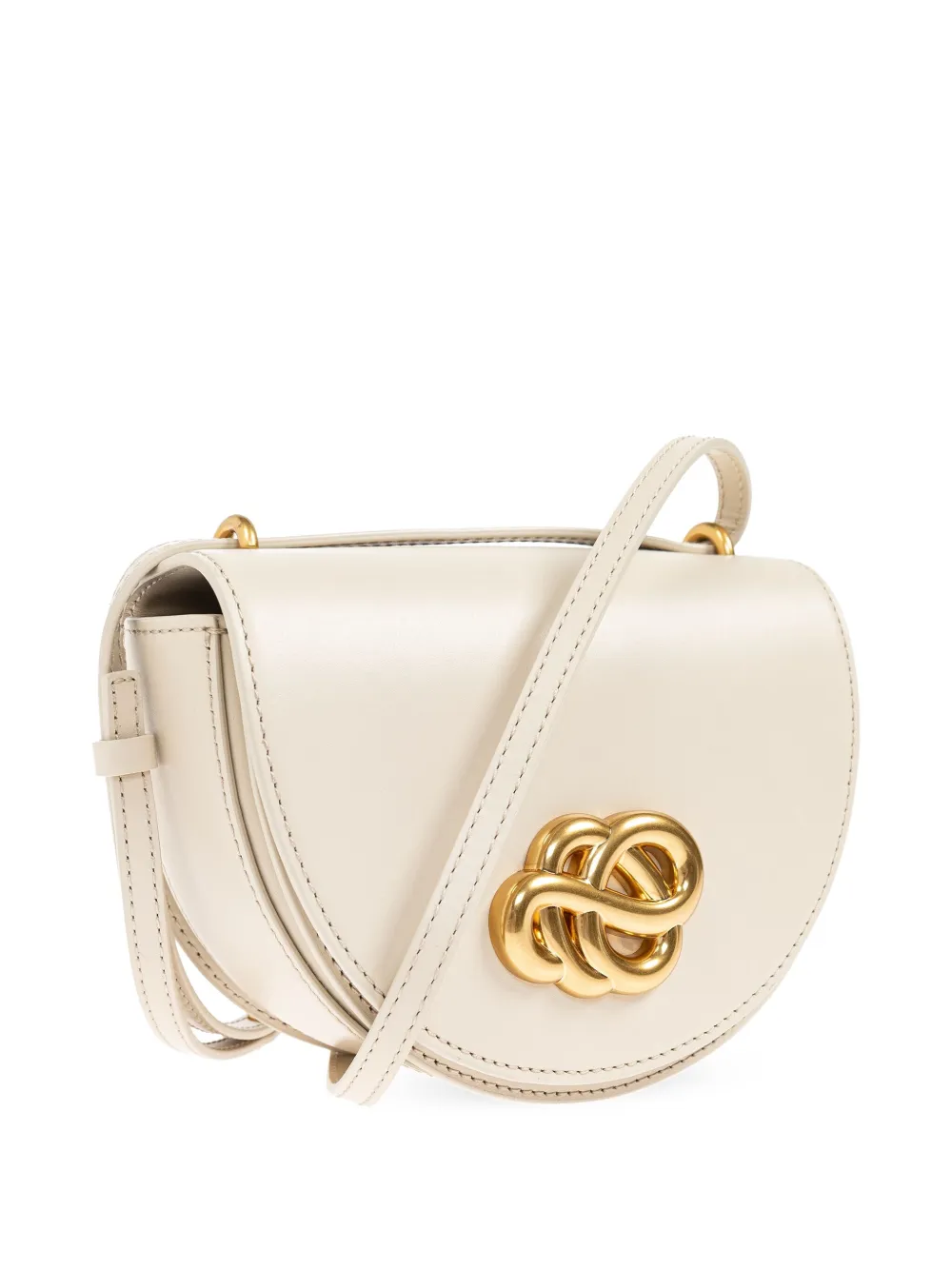By Malene Birger Crossbodytas met logoplakkaat Beige