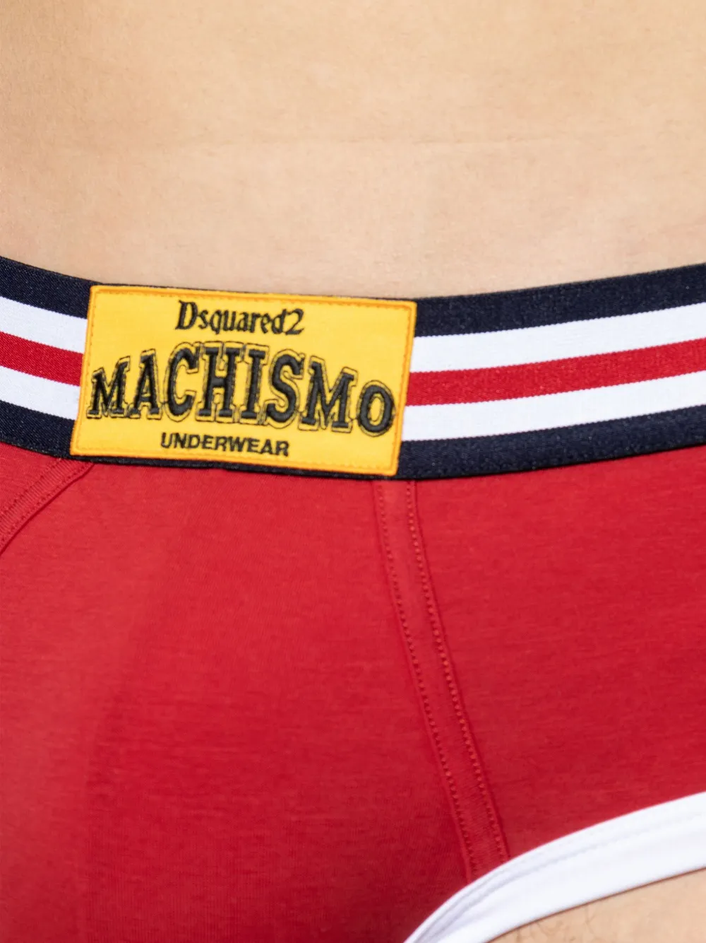 DSQUARED2 Stretch-katoenen slip Rood