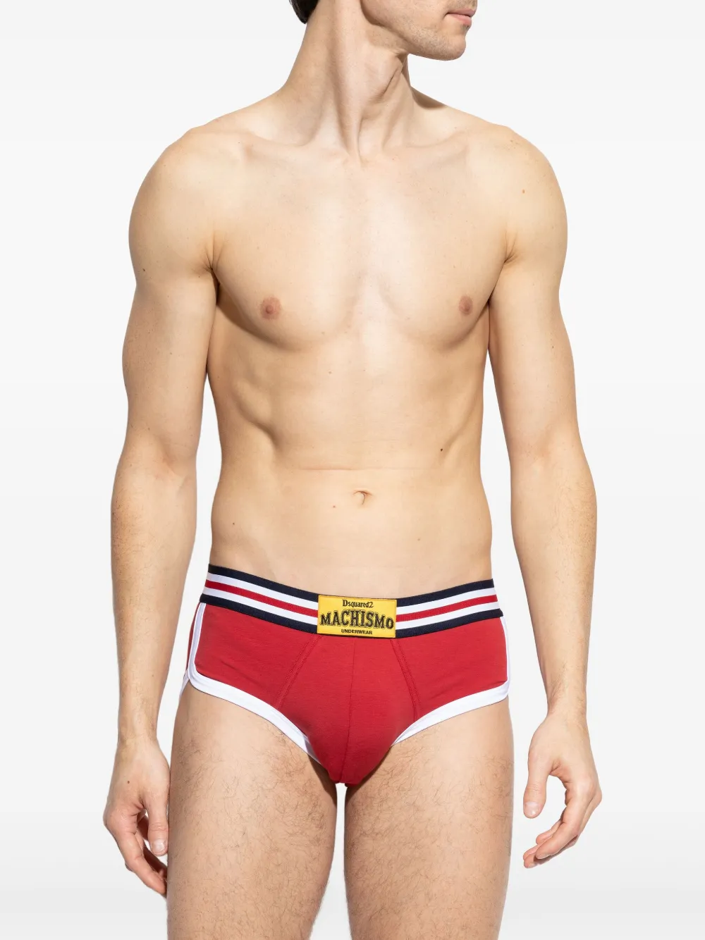 DSQUARED2 Stretch-katoenen slip Rood