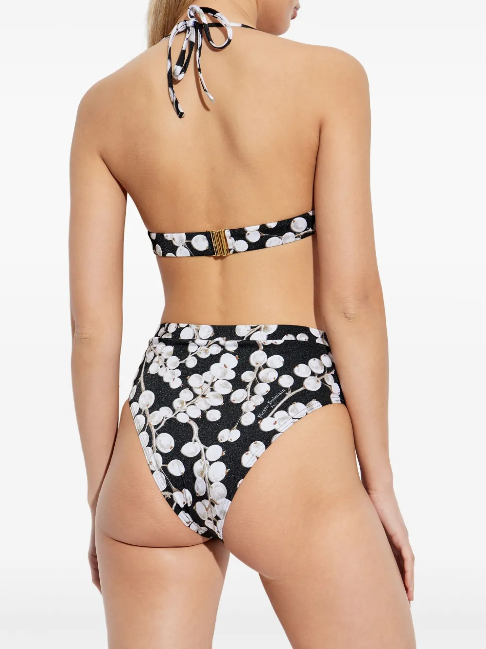 Balmain Bikini met print Zwart