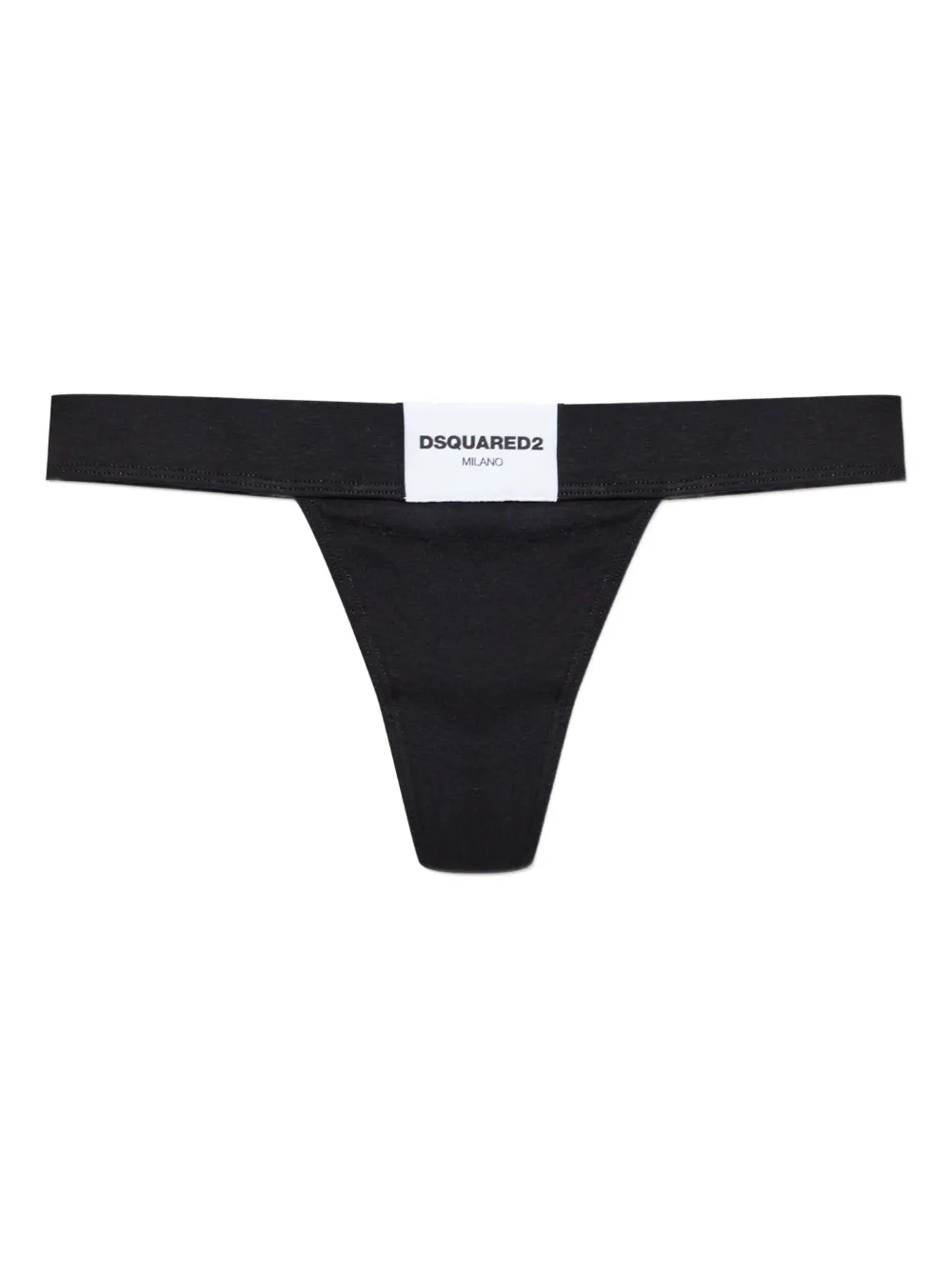 DSQUARED2 stretch-cotton thong Zwart