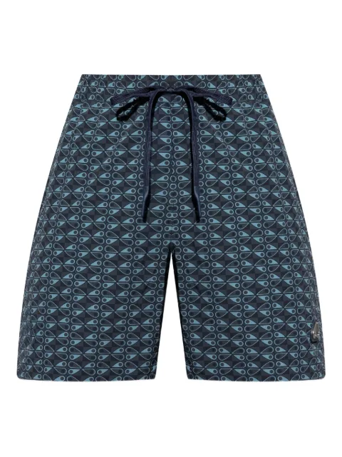 Moose Knuckles monogram-pattern swim shorts 