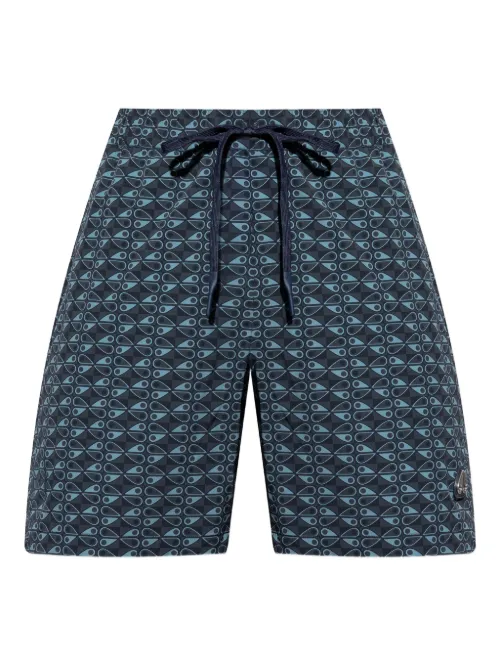 Short de bain à motif monogrammé - Moose Knuckles - Modalova