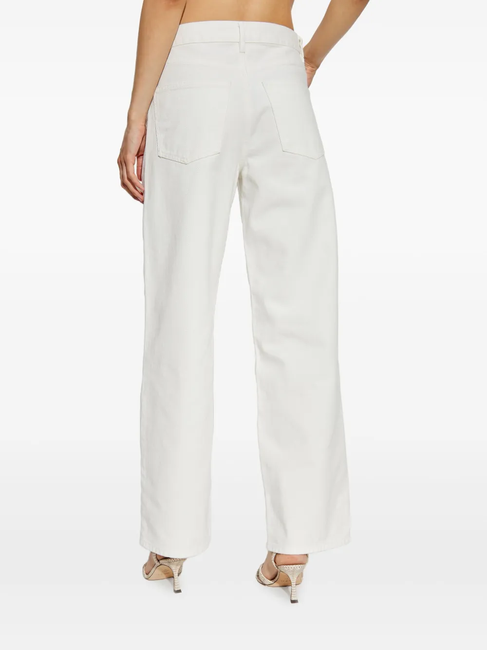 By Malene Birger Katoenen straight jeans Wit