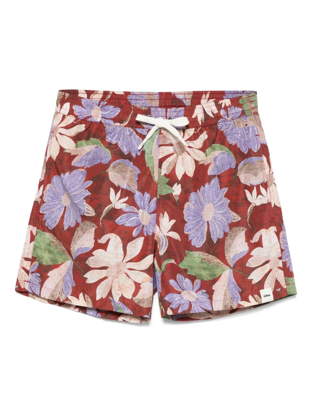Altea Fiori-print swim shorts | Brown | Image 1