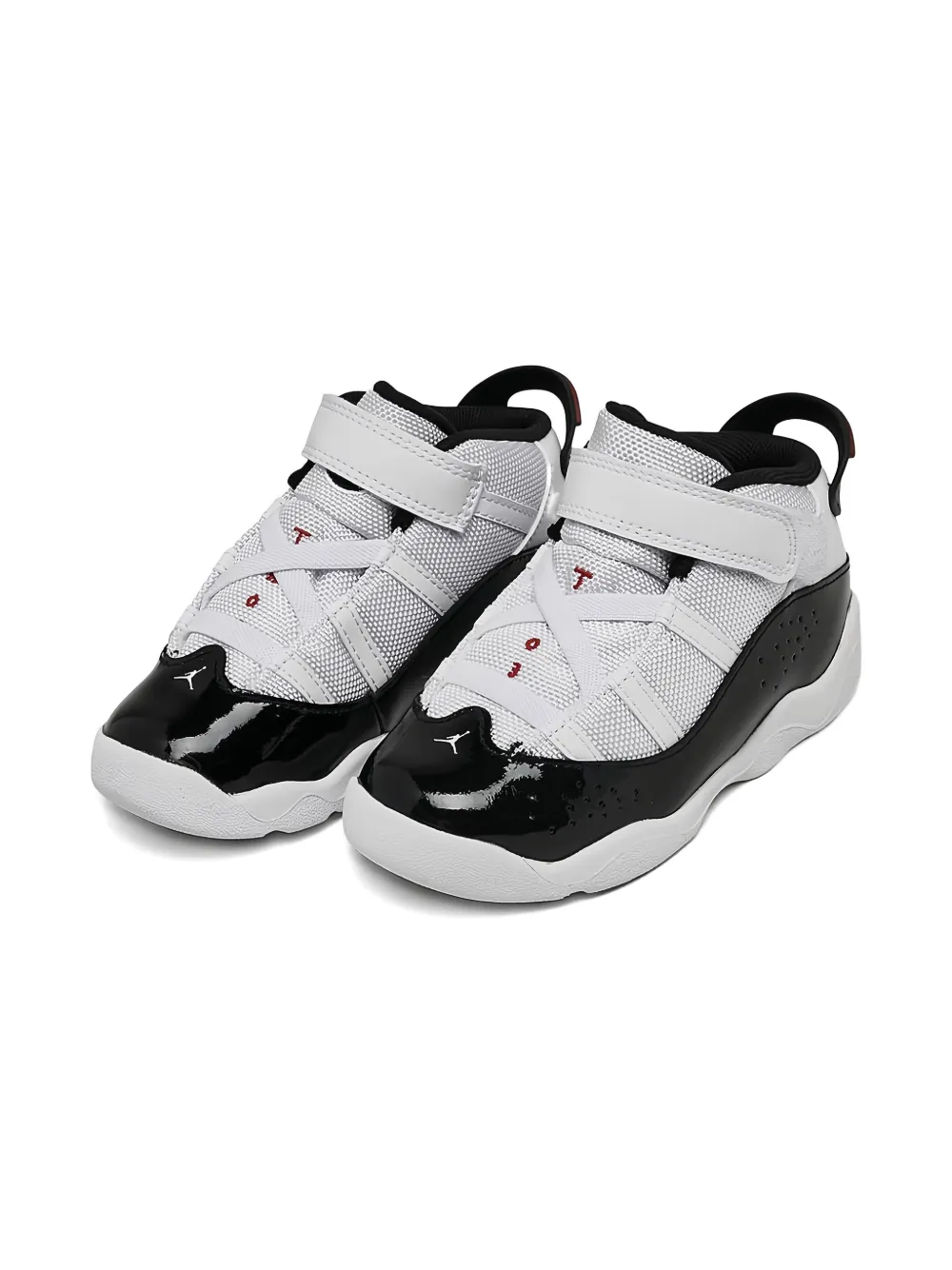 Jordan Kids Jordan 6 Rings "White Varsity Red Black" sneakers