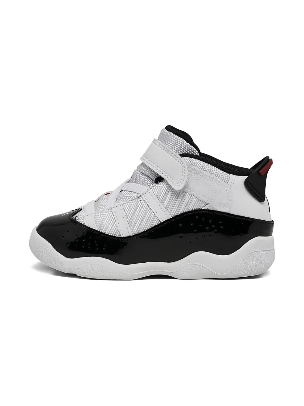 Jordan Kids Jordan 6 Rings "White Varsity Red Black" sneakers