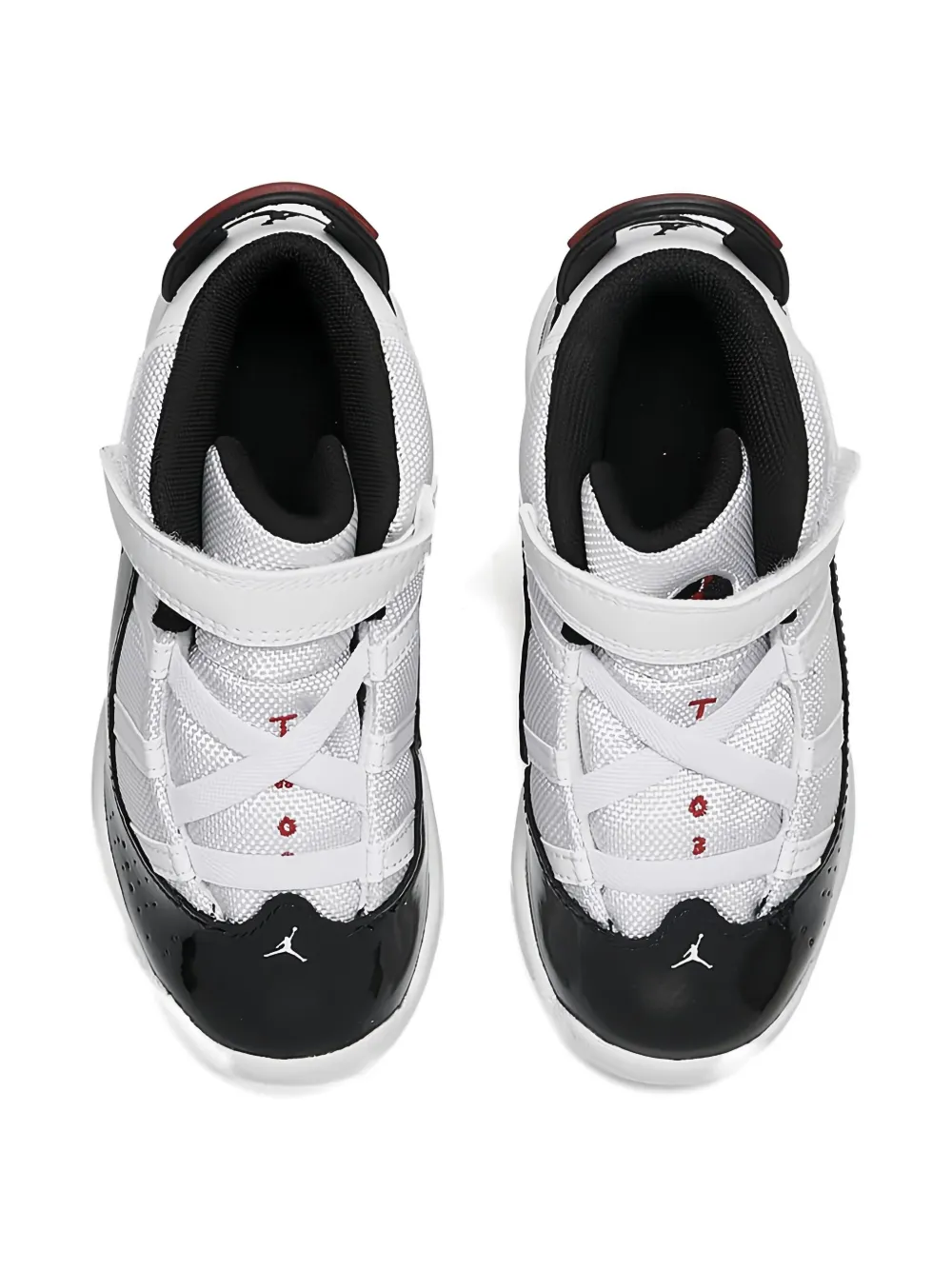 Jordan Kids Jordan 6 Rings "White Varsity Red Black" sneakers