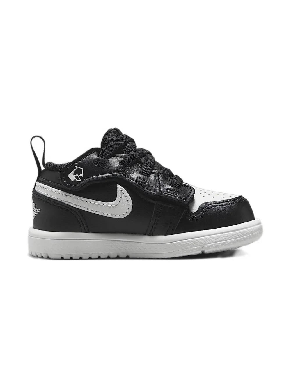 Jordan Kids Jordan 1 Black/Summit White sneakers - Zwart