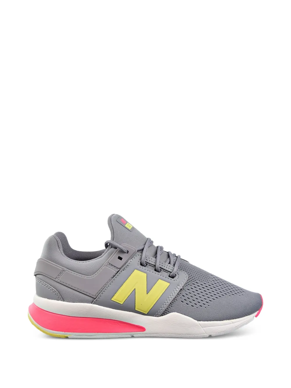 New Balance Kids 247v2 "Grey Yellow" sneakers Grijs