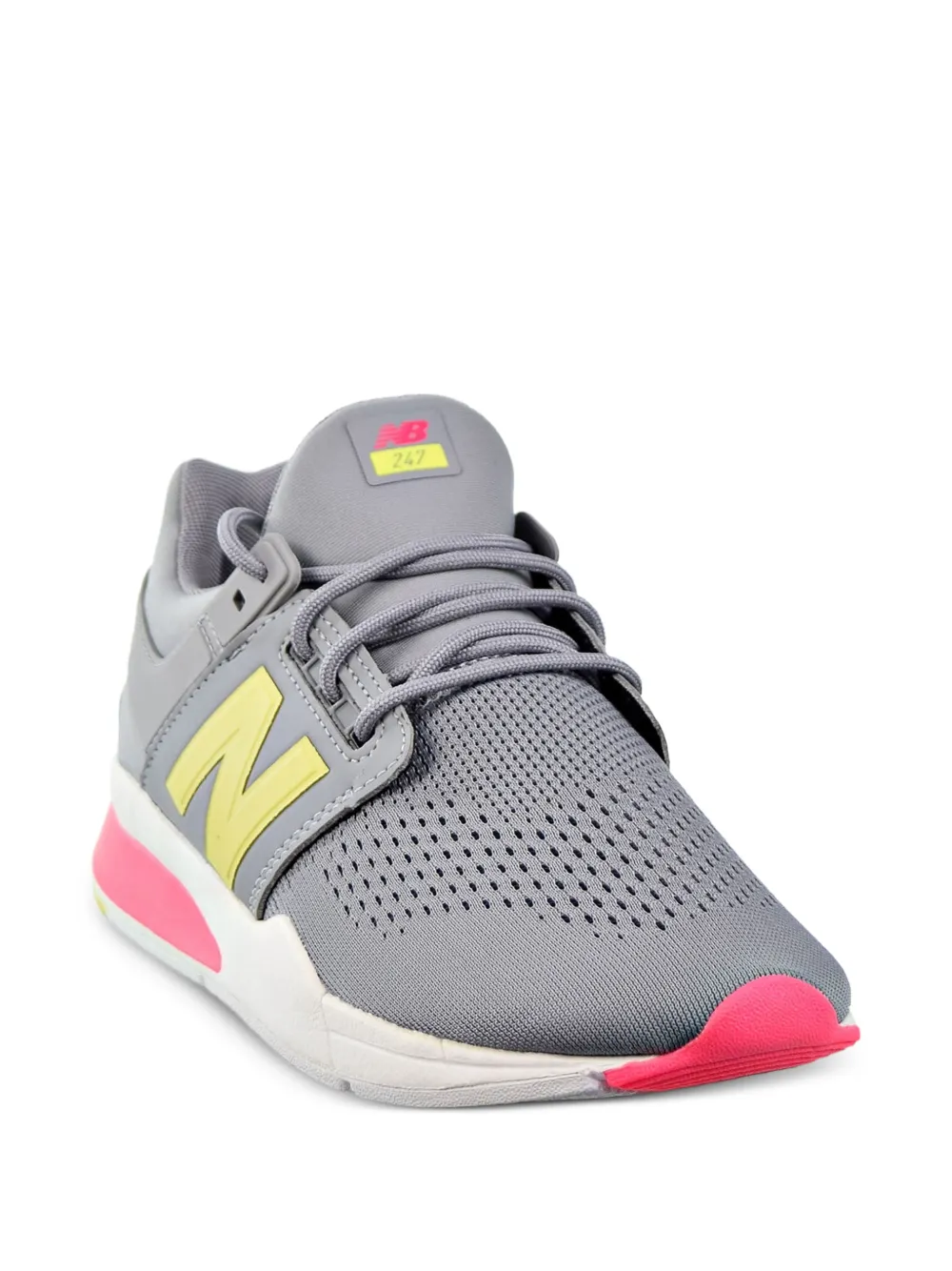 New Balance Kids 247v2 "Grey Yellow" sneakers Grijs