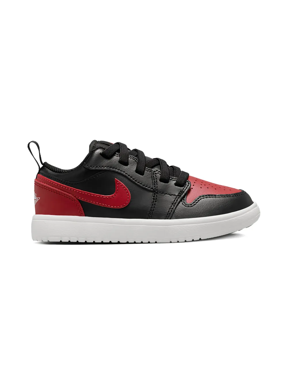 Jordan Kids low-top leather trainers - Zwart