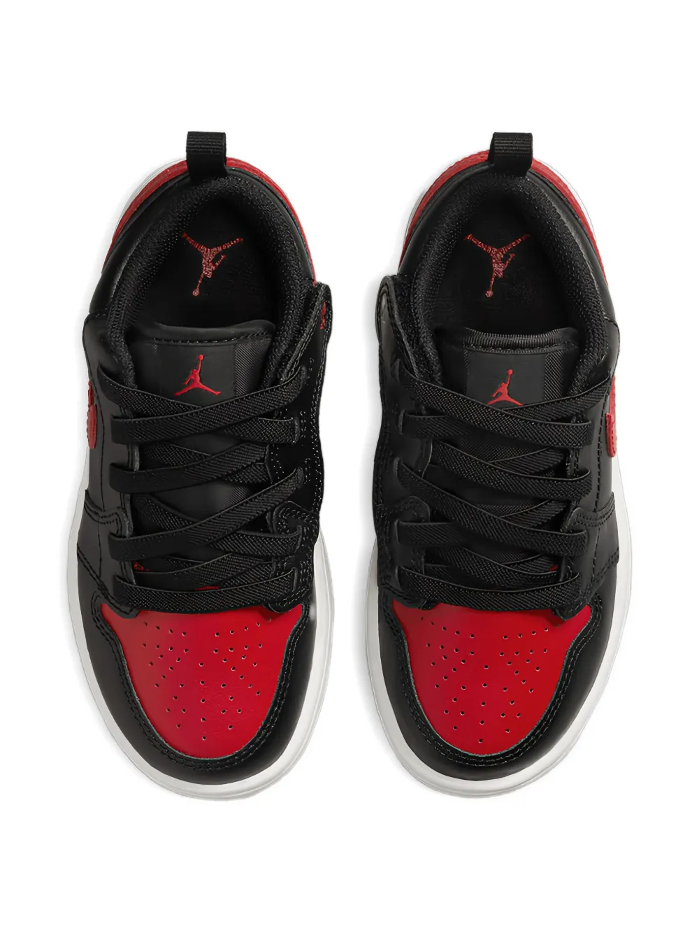 Jordan Kids low-top leather trainers Black