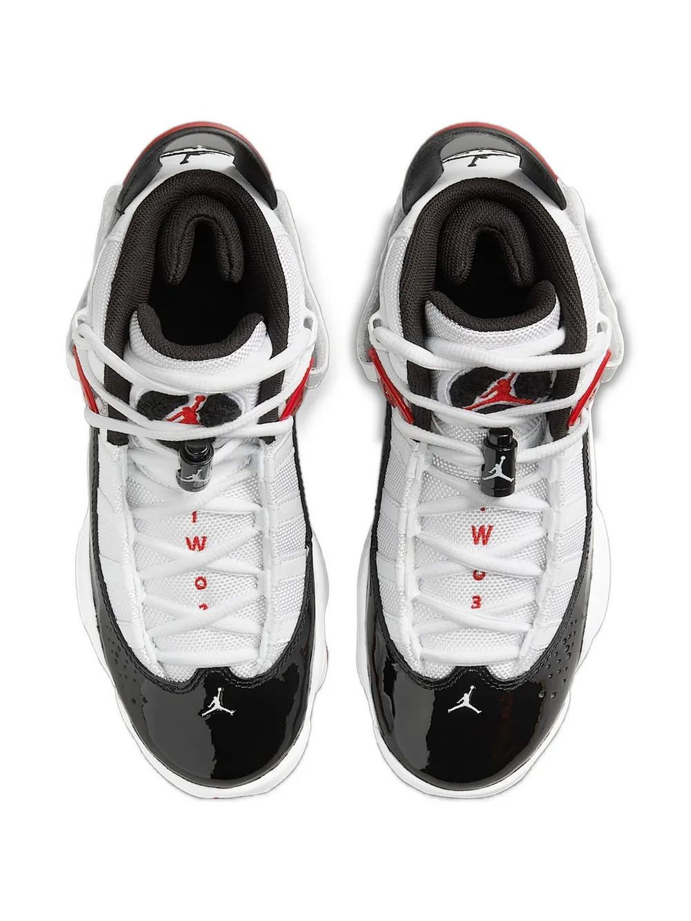 Jordan Kids Jordan 6 Rings " White Varsity Red Black" sneakers