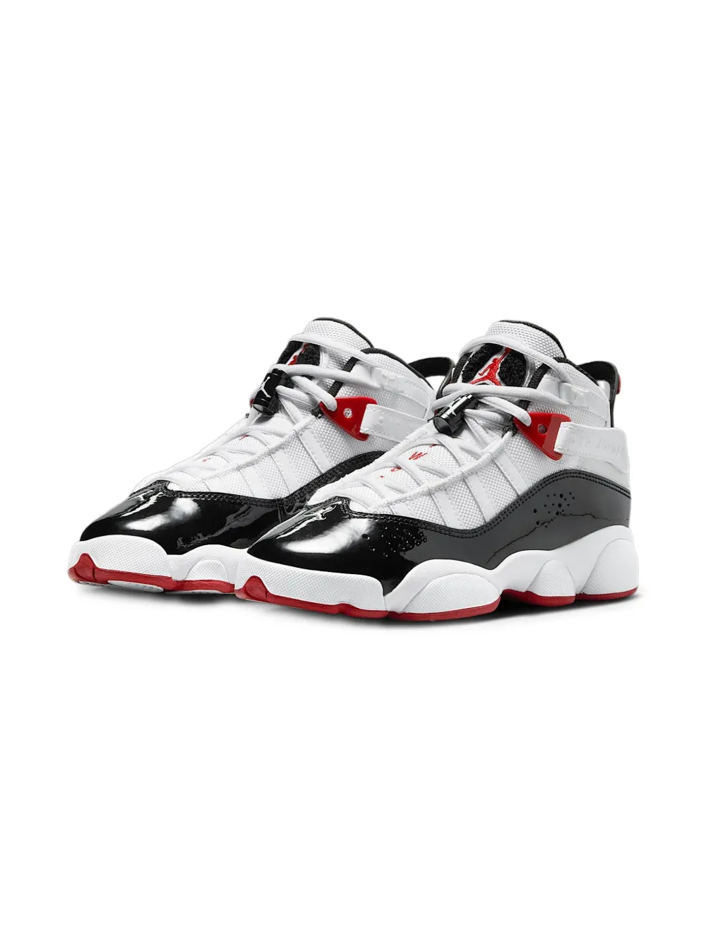 Jordan Kids Jordan 6 Rings " White Varsity Red Black" sneakers