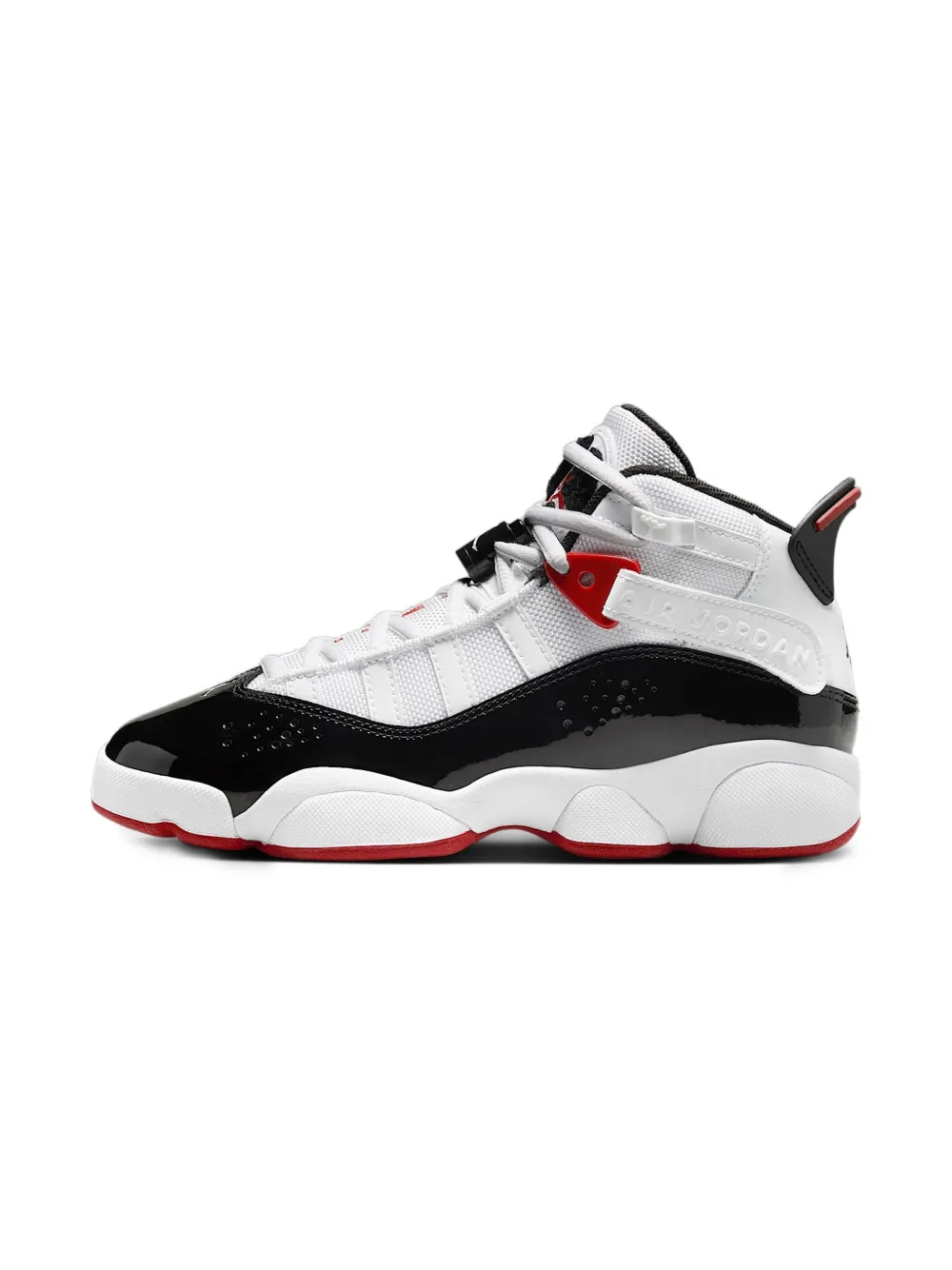Jordan Kids Jordan 6 Rings " White Varsity Red Black" sneakers