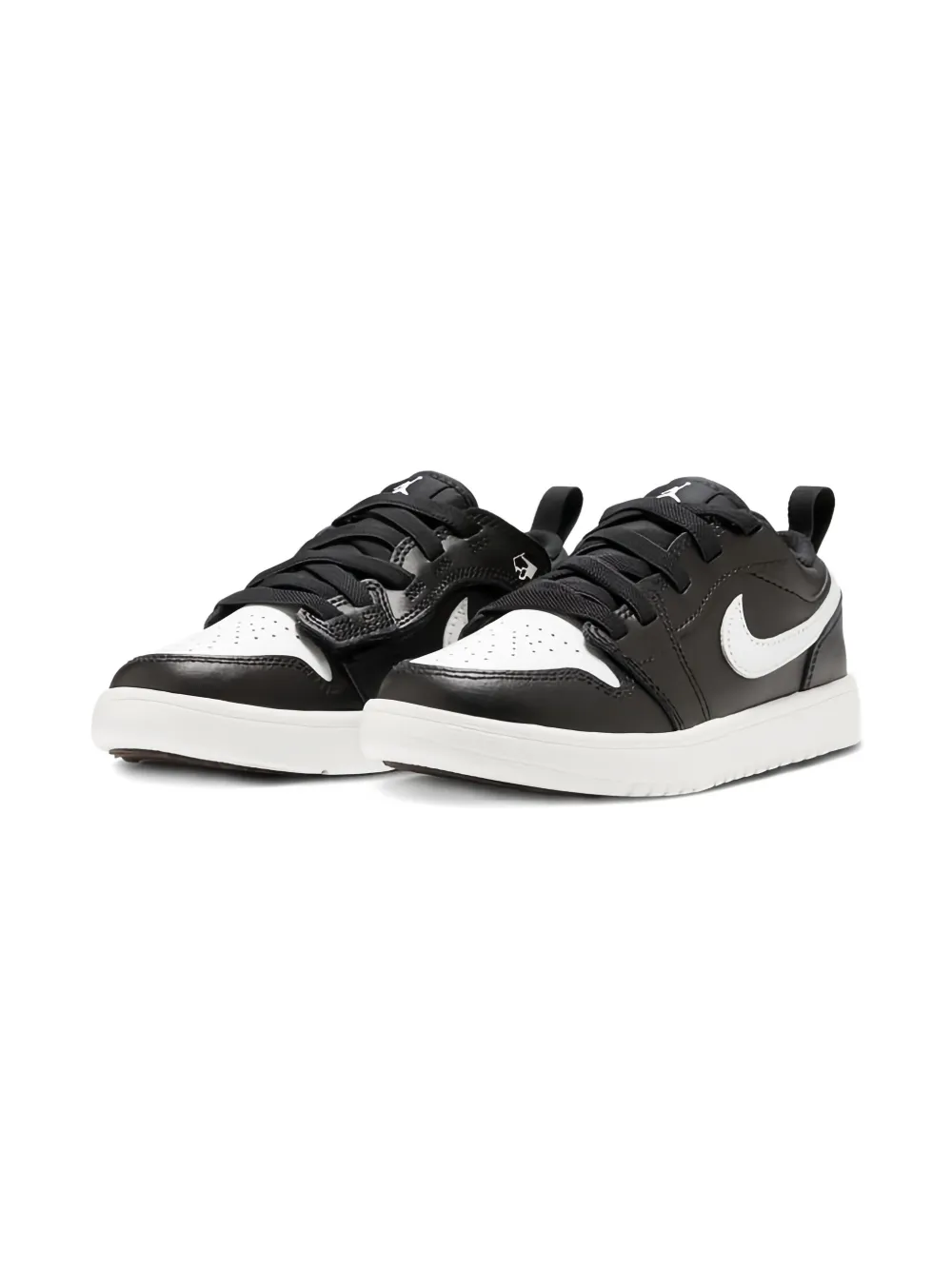 Jordan Kids low-top leather trainers Black