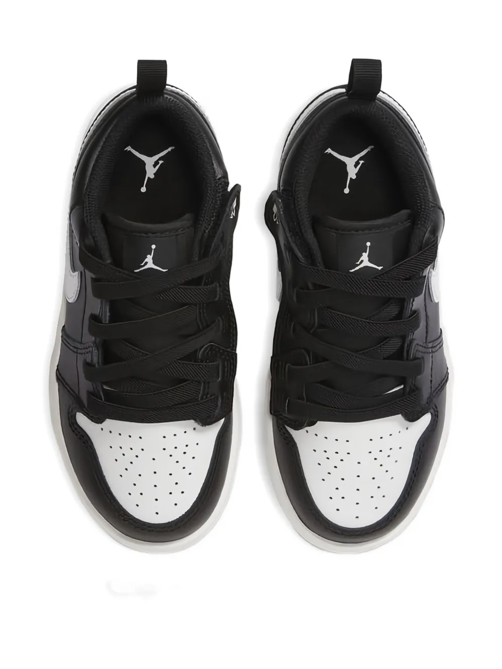 Jordan Kids low-top leather trainers Black