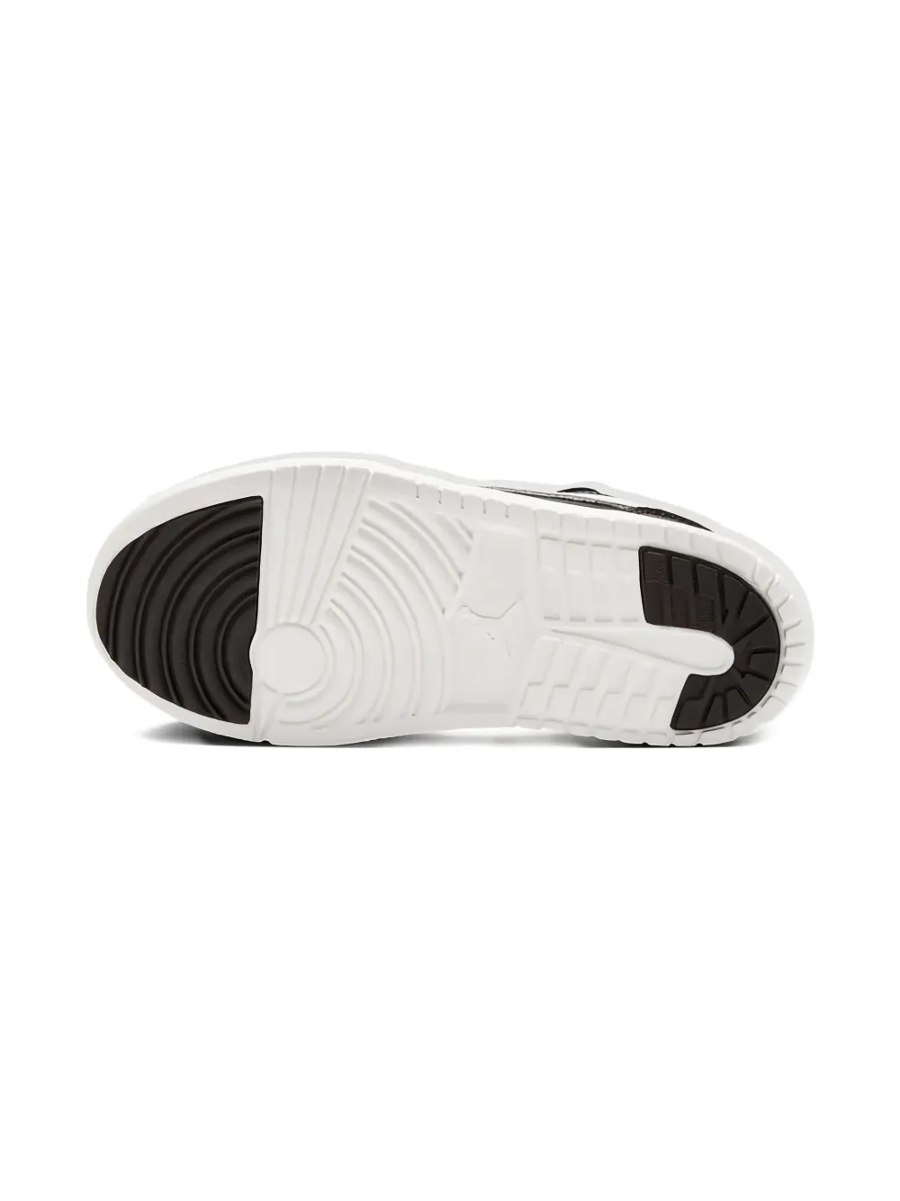 Jordan Kids low-top leather trainers Black