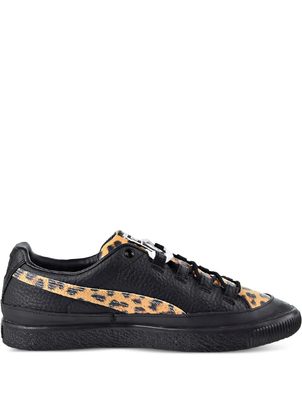 PUMA Clyde RT "Volcom Leopard Print Black" sneakers