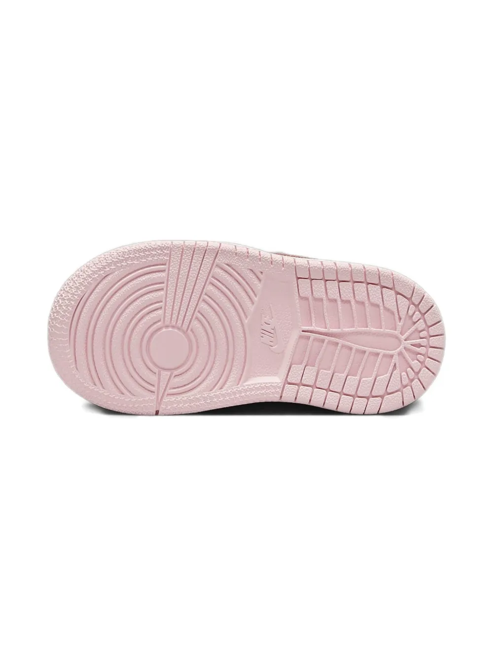 Jordan Kids Jordan 1 Mid "Pink Foa Fire Red" sneakers