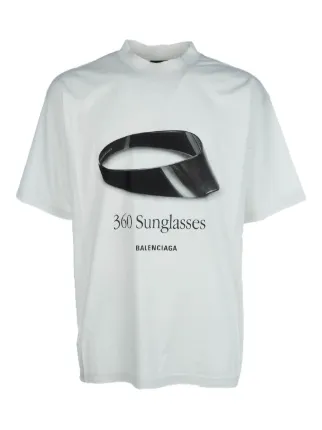 BALENCIAGA ホワイト Tシャツ 半袖 BALENCIAGA バレンシアガ 20SS 612965 TIV24 9040 BALENCIAGA