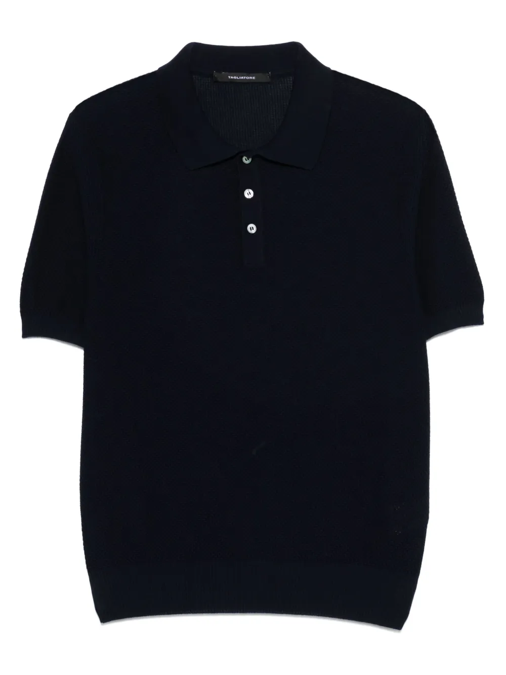 Tagliatore Katoenen poloshirt Blauw