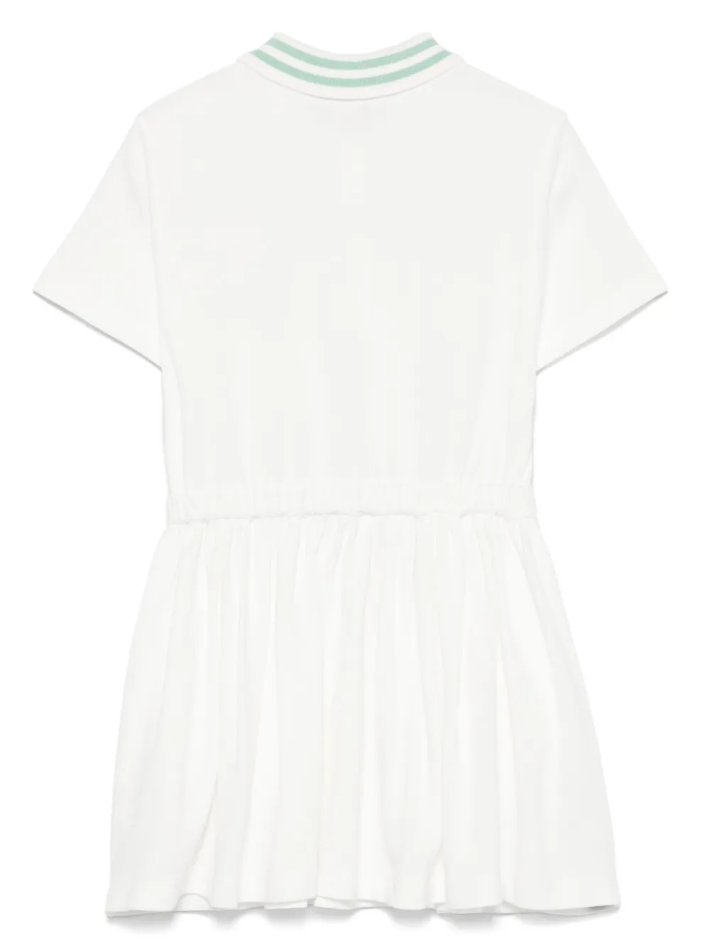 Fendi Kids Polojurk met geborduurd logo Wit