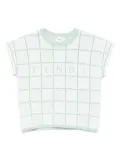 Fendi Kids crochet jersey T-shirt - Green