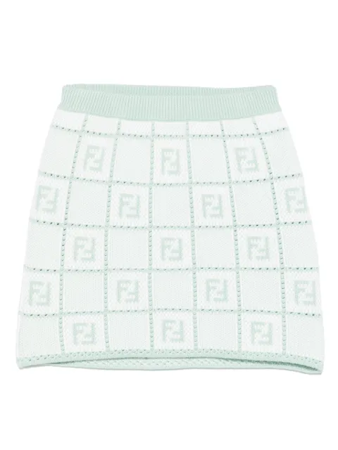 Fendi Kids crochet jersey skirt 