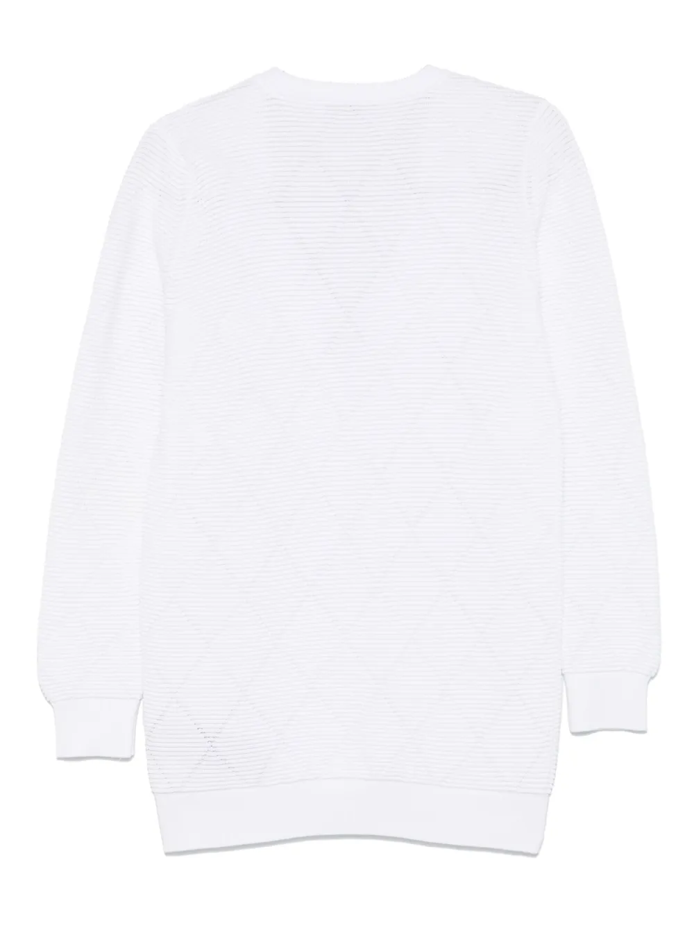 BALMAIN DIAMOND-PATTERN CARDIGAN