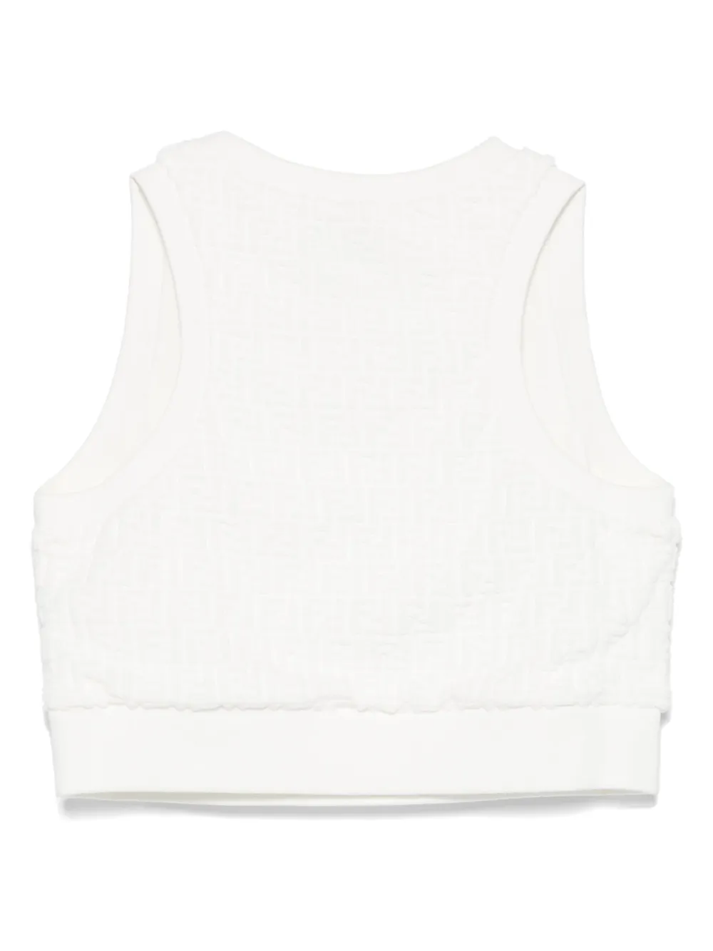 Fendi Kids Top met FF-logo Wit