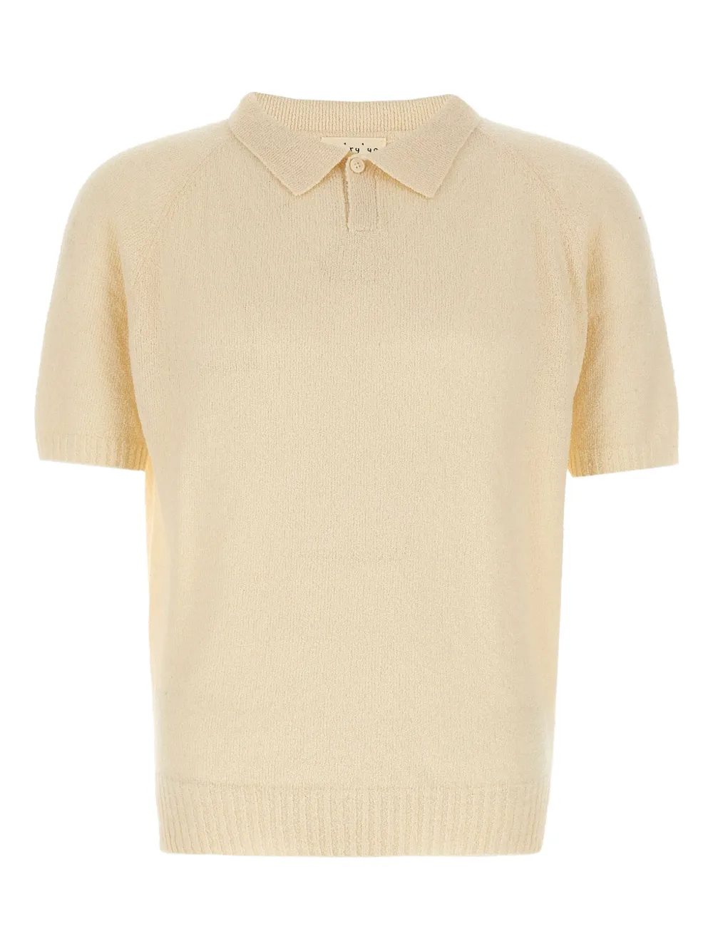Ma'ry'ya bouclé polo shirt | Yellow | Image 1
