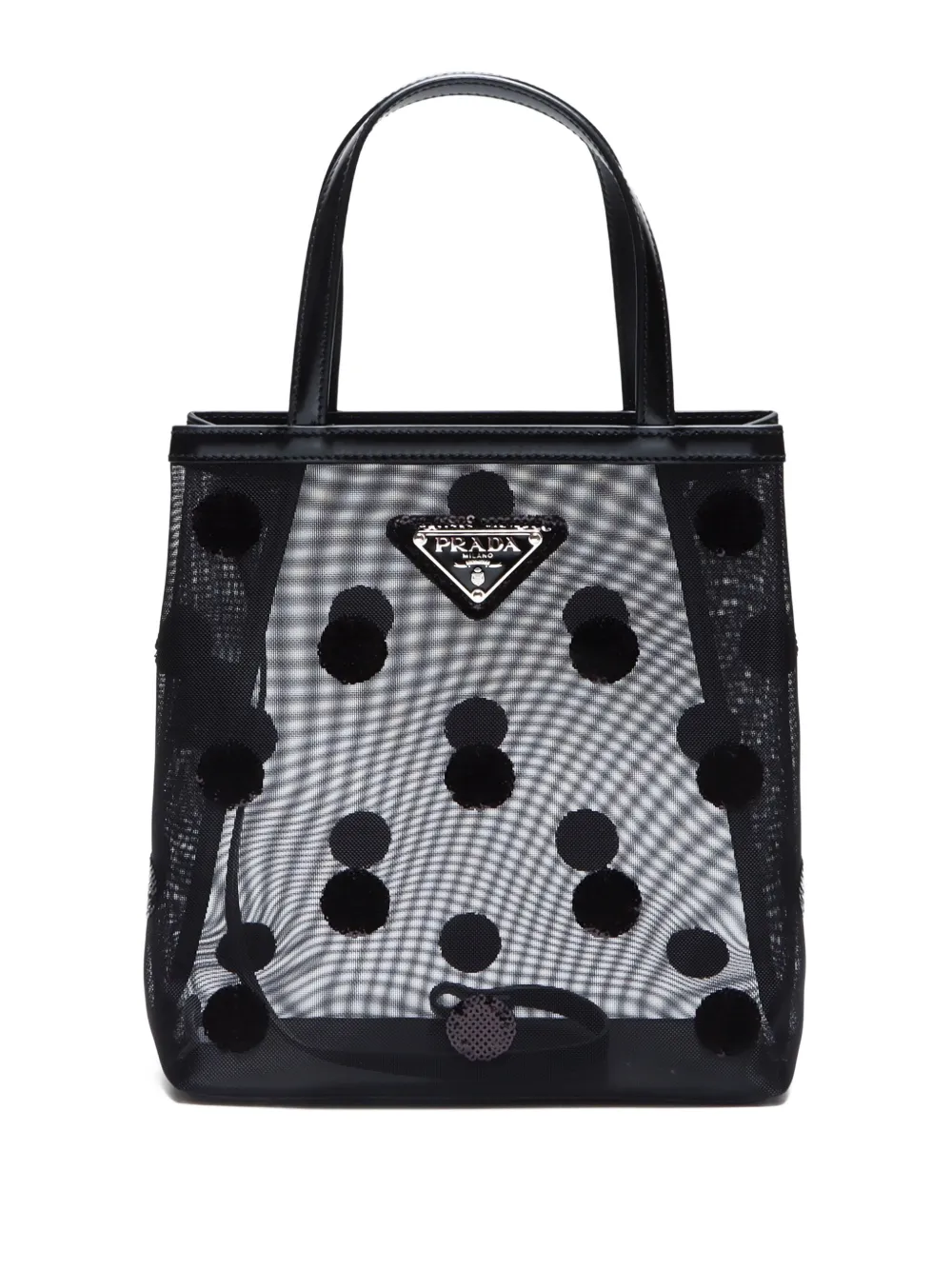 Prada Pre-Owned 2000-2025 Dot tote bag | Black | Image 1