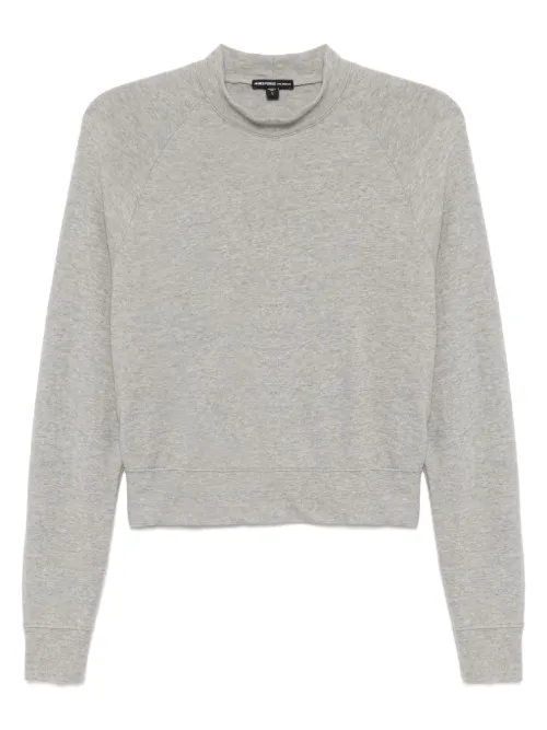 T-shirt French Terry à coupe crop - James Perse - Modalova