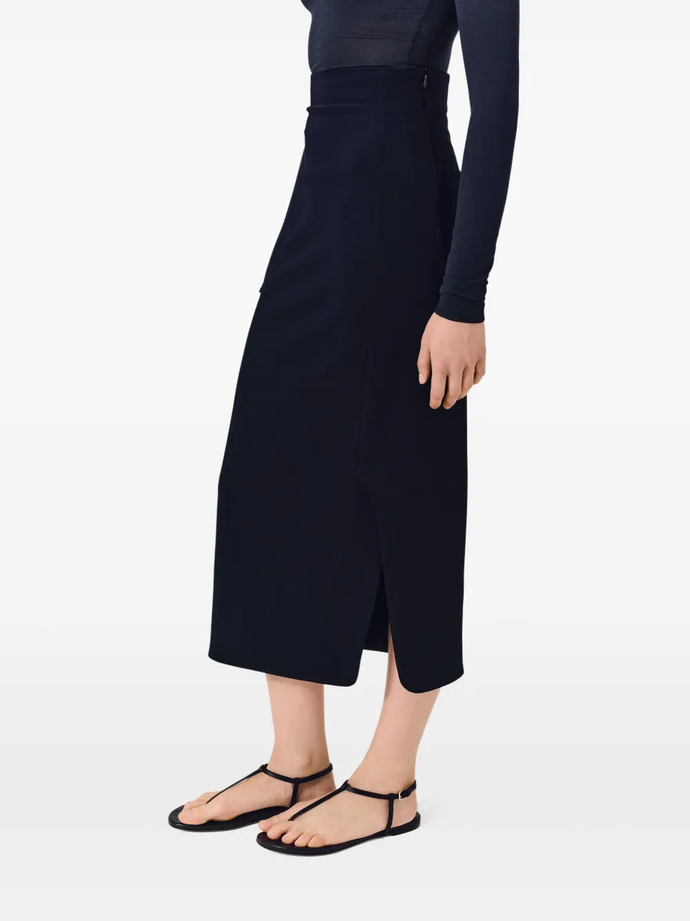 Shop Fforme Kay Pencil Skirt In Blau