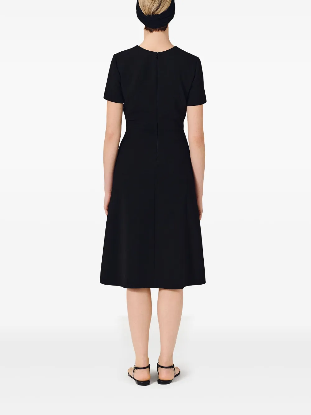 Shop Fforme Lyla Midi Dress In Schwarz