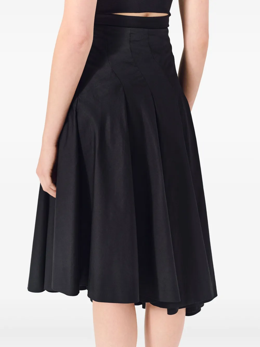 FFORME RIO ASYMMETRIC MIDI SKIRT