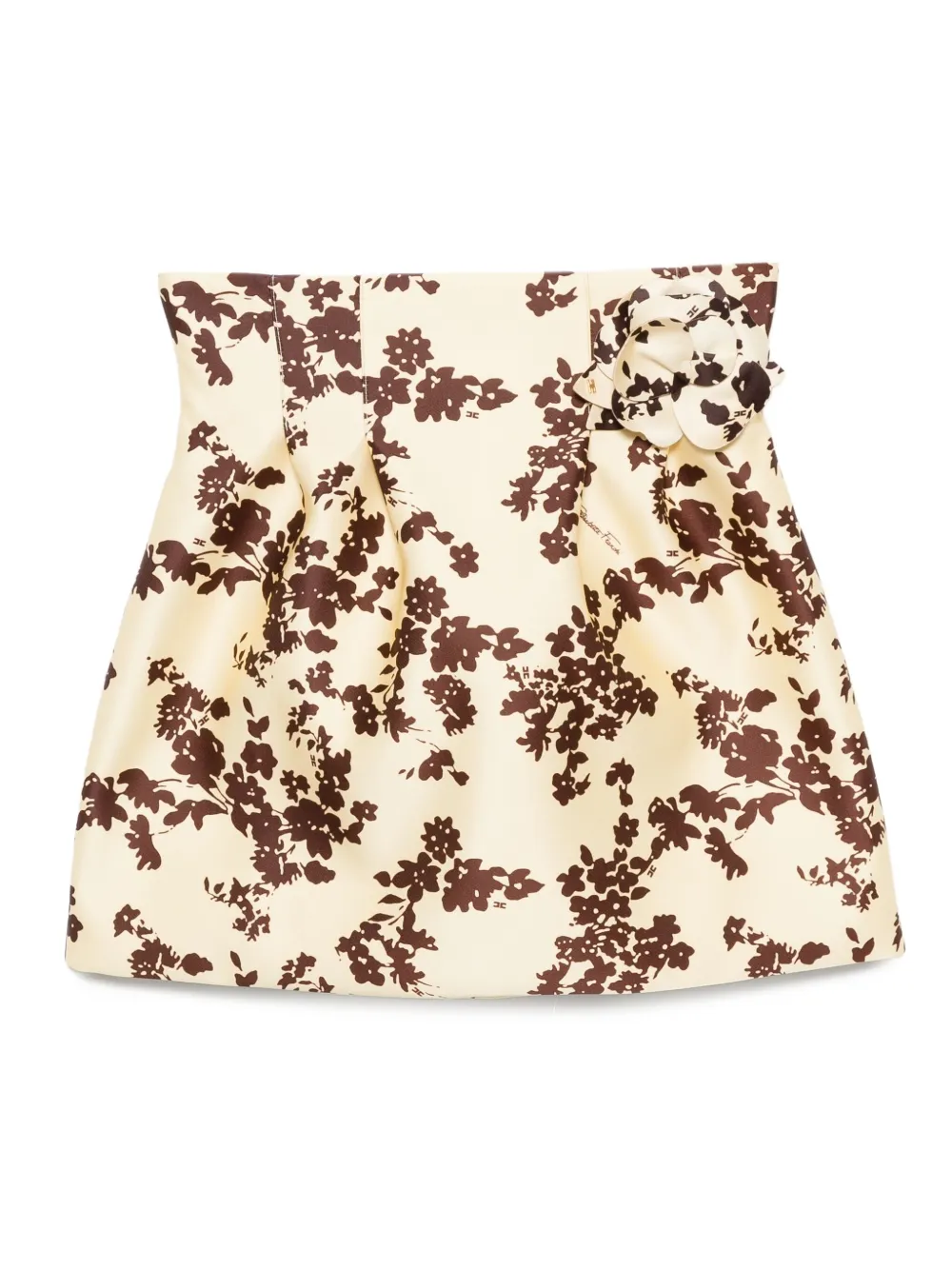 Elisabetta Franchi floral-print skirt Geel