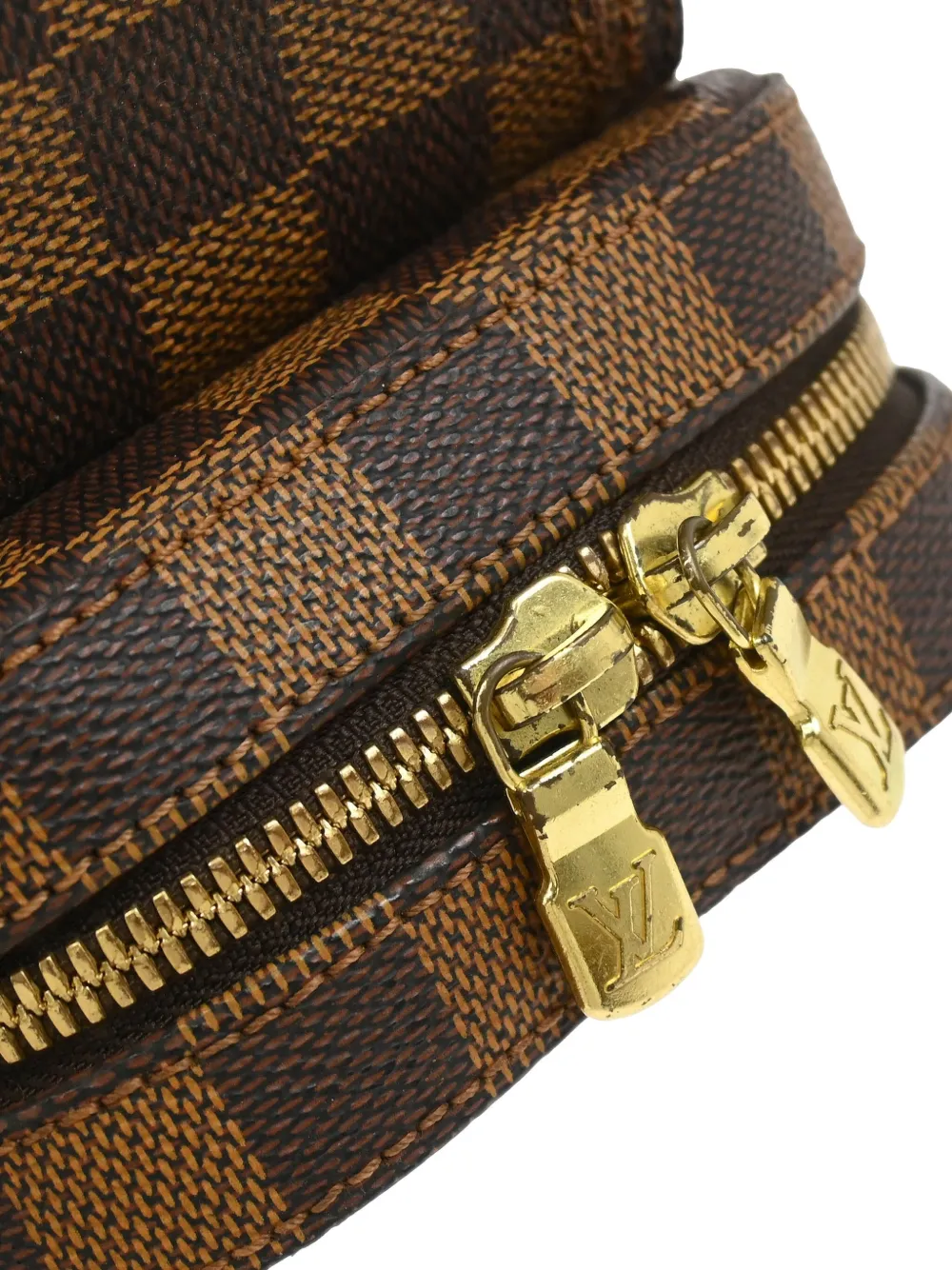 Pre-owned Louis Vuitton 2003 Geronimos Belt Bag In Brown