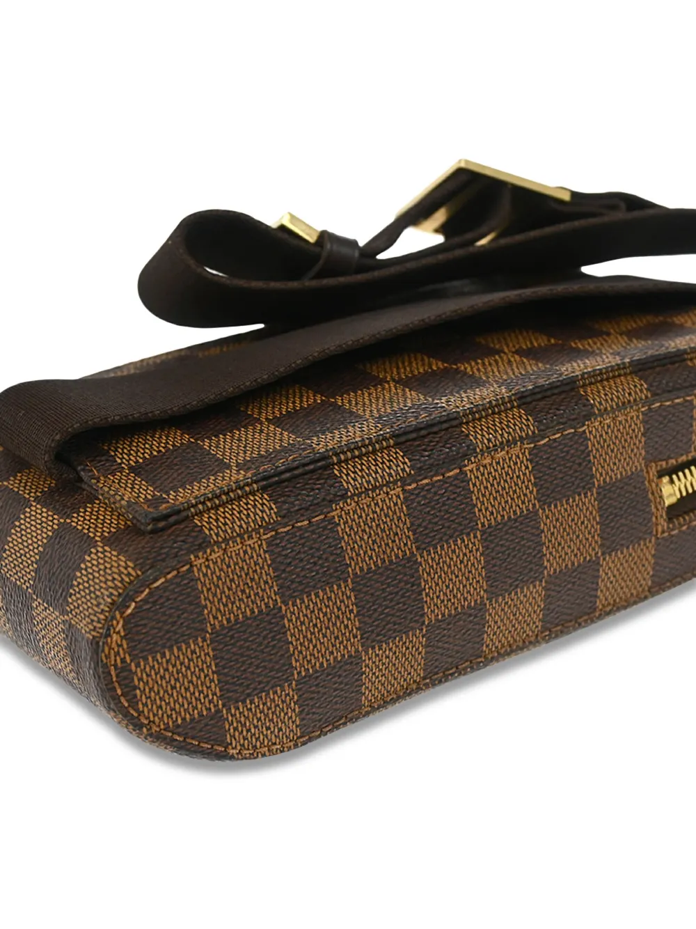Pre-owned Louis Vuitton 2003 Geronimos Belt Bag In Brown