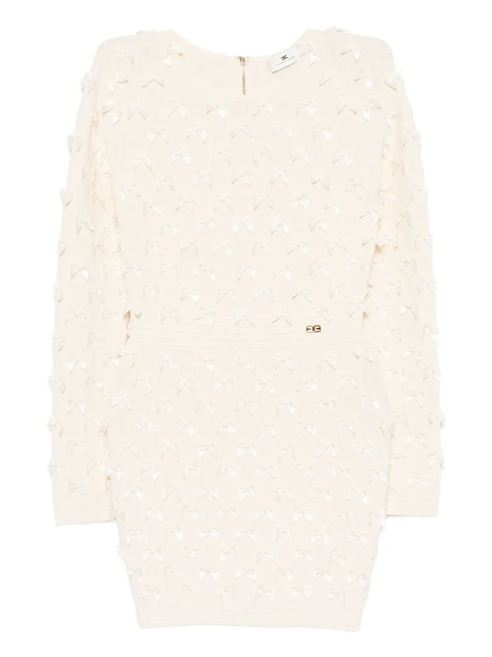 Elisabetta Franchi embroidered-bows dress | Neutrals | Image 1